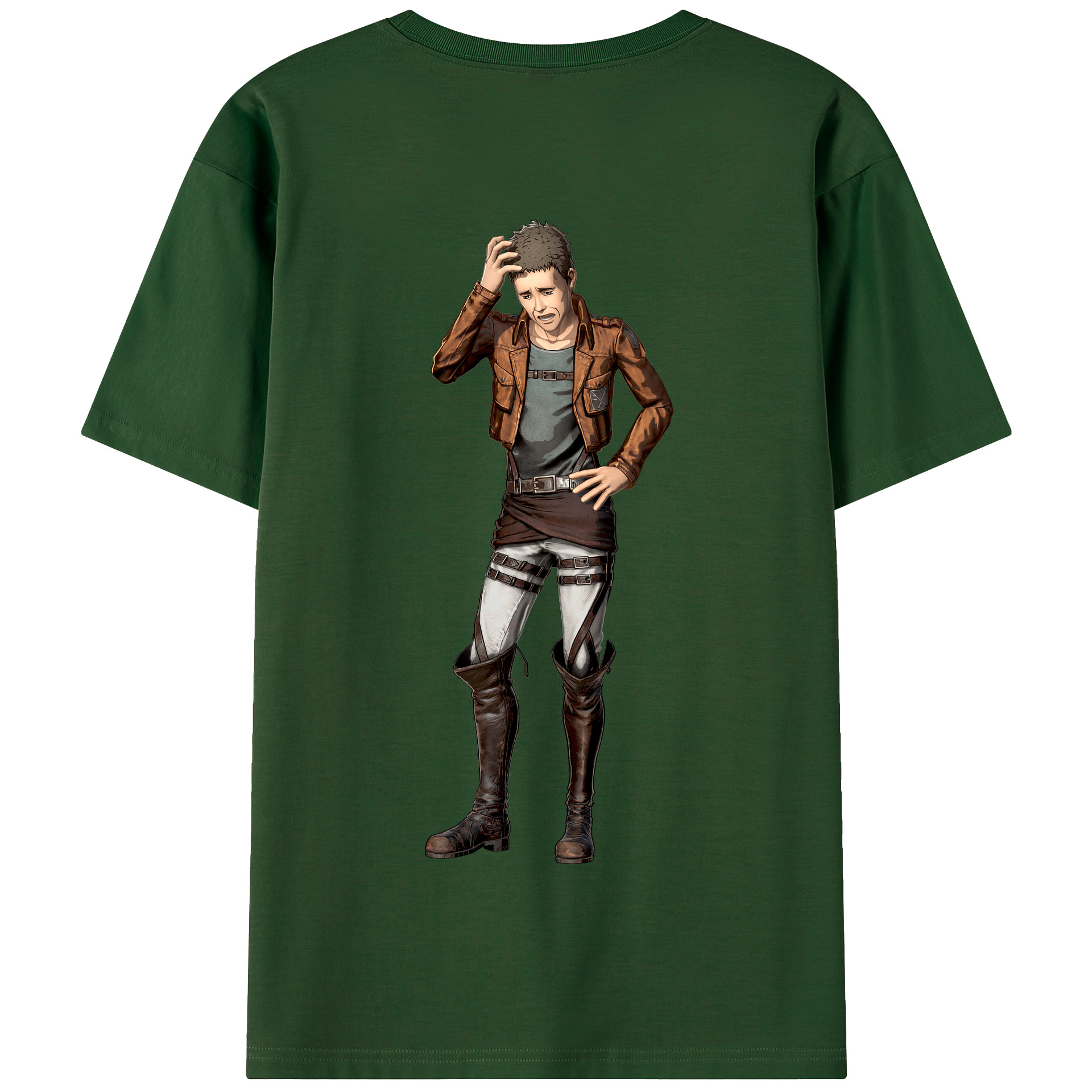 （画像用） 進撃の巨人 Attack on Titan 綿100％半袖Tシャツ（背面プリント）